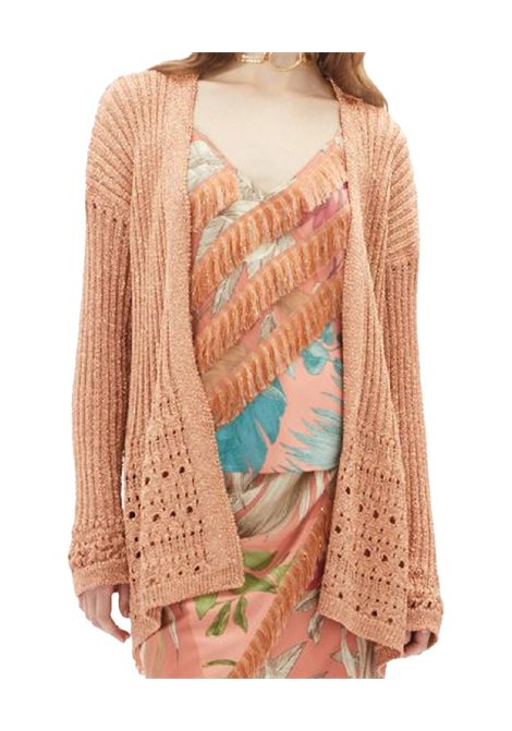 Cardigan Simona Corsellini donna CRO01010724 pesca lurex SIMONA CORSELLINI | Cardigan | CRO01010724